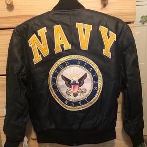 Men’s leather US Navy Jacket